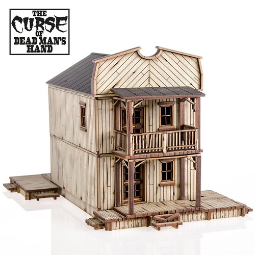Ramshackle cursed building - building,