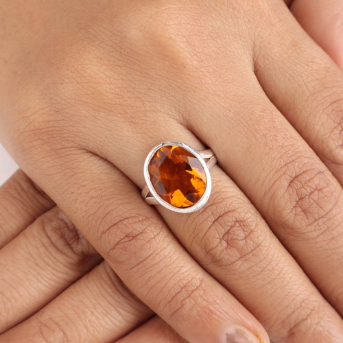 Citrine gemstone 925 - 925, sterling