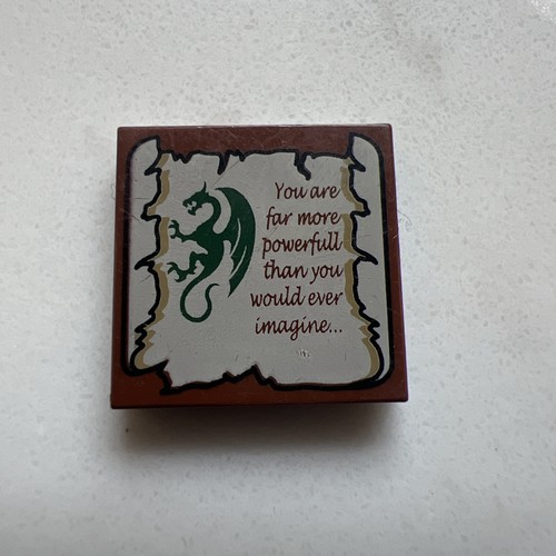 Lego tile decorated 2x2 - lego,