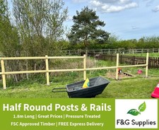 Wooden post and rail - , packs