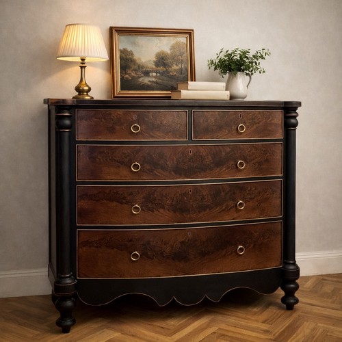 Heavy vintage chest drawers - heavy,