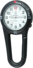 Black Clip On Carabiner Metal