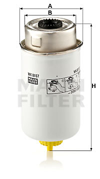 New fuel filter for - filter, ford