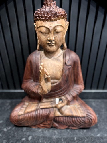 Handcarved large solid - large, wooden