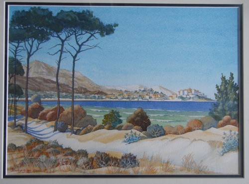 Calvi bay corsica - corsica, beach