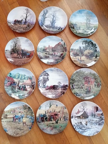 Danbury mint set plates - mint,
