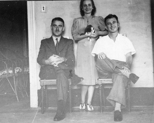 Original vintage photo men - original,