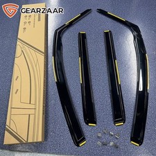 FOR VAUXHALL ZAFIRA B MK2 2005-2014 5 DOOR MPV WIND DEFLECTORS 4PC TINTED +CLIPS