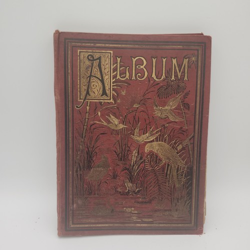 Antique victorian scrapbook - antique,