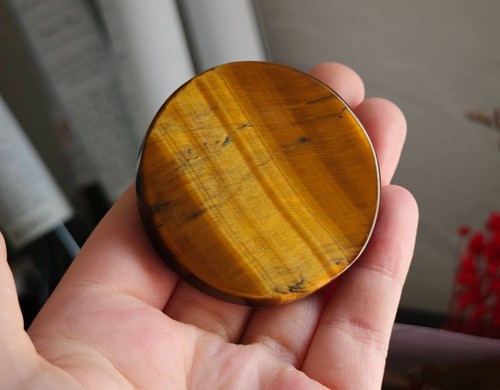 Tiger eye lion - head, crystal