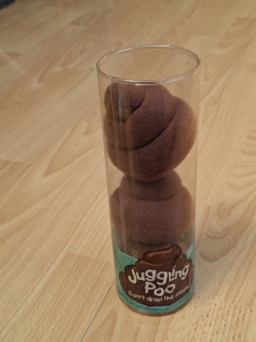 Juggling poo - poo,