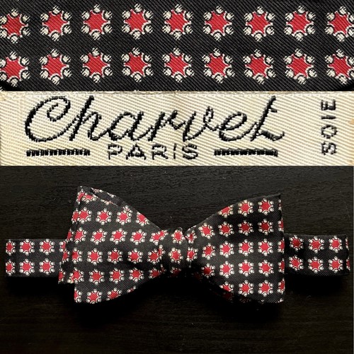 Charvet black silk - charvet,