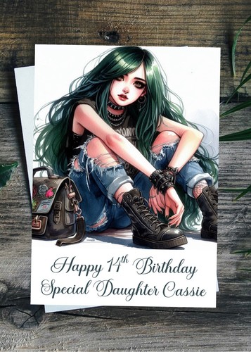 Gothic birthday card - birthday, goth