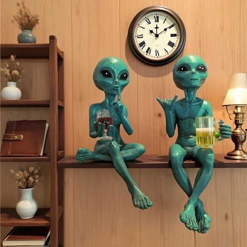 2pcs alien wine bottle - wine, holder