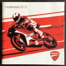 DUCATI Motorcycle Range Sales Brochure 2013 #91750039A Multi Lingual