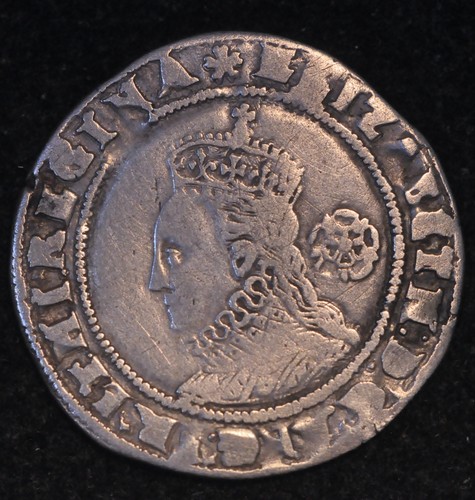 Elizabeth 1st sixpence 1570 - elizabeth,