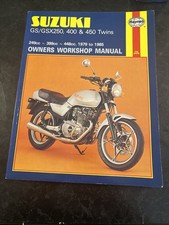 Suzuki GS/GSX250, 400 & 450 Twins Haynes 1979-1985 249cc-448cc