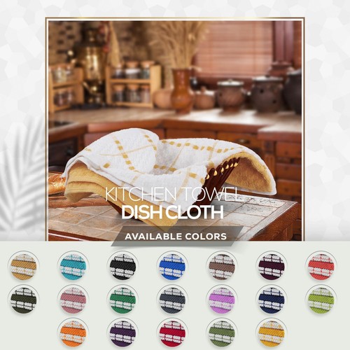 Pack kitchen towel dish cloth - pack,
