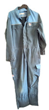USED   BOSCH  -  HI   VIZ  EDGED  OVERALLS  -   SIZE  40"   SHORT