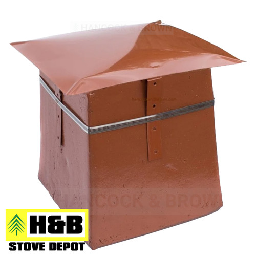 Small square chimney - chimney, pot
