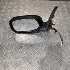 2005 TOYOTA AVENSIS VERSO PASSENGER LEFT SIDE WING MIRROR BLACK 012228