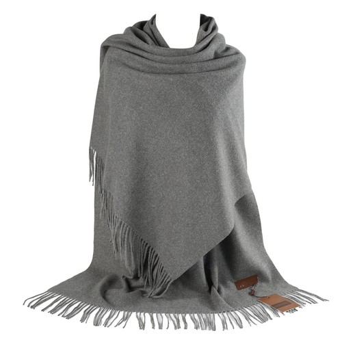 Elegant plain cashmere scarf - elegant,