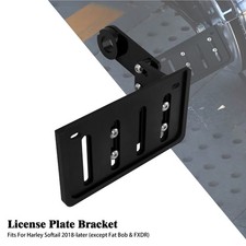 Black side mount - black, plate