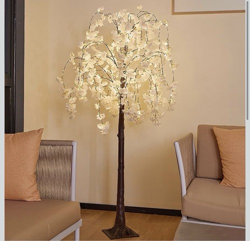 Cherry blossom 6ft lighted - blossom,