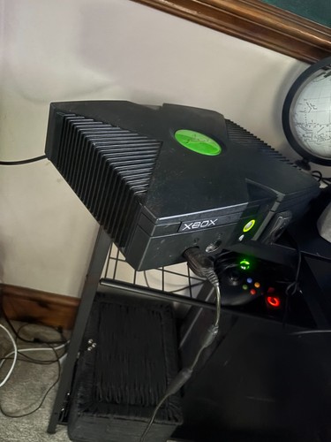 Microsoft xbox original black - xbox,