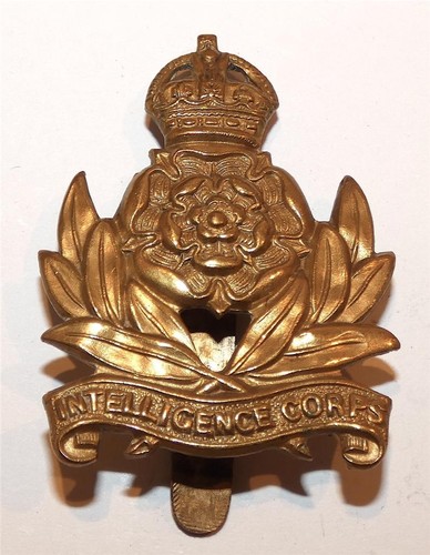 Intelligence corps cap badge - intelligence,