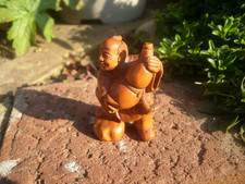 2b. Hand Carved wood netsuke