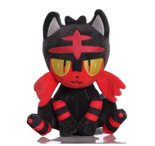 Pokemon litten plush soft - pokemon,