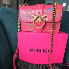 Pinko Love Bag Pink Graffiti