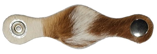 White brown hair leather - brown, on