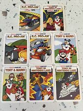 KELLOGGS FROSTIES NINTENDO GAME BOY  SUPER MARIO 6 Different Cards + 2 Stickers