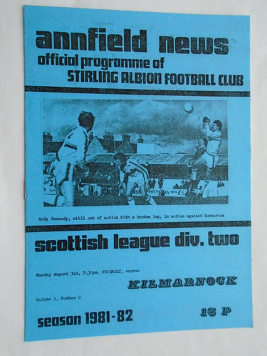 Stirling albion kilmarnock - v,