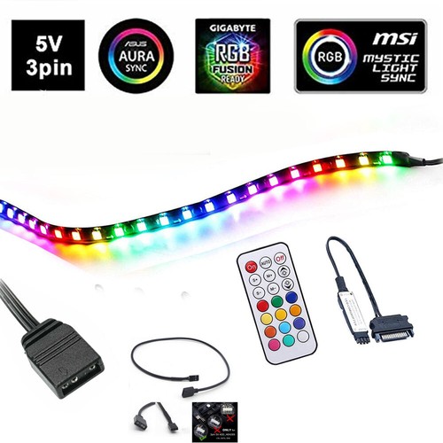 Led strip kit rainbow for - led, pc
