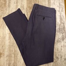 Reiss Mason Mens Blue Trousers Chinos 34” Waist Leg 28” Cotton - Hiking Walking
