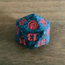 MTG 1x Izzet D20 Blue/Red Spindown Dice Life Counter