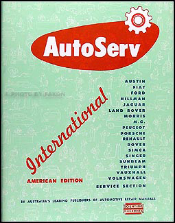 Autoserv shop manual - autoserv, austin