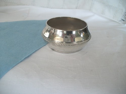 Silver inkwell - silver,