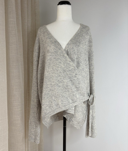 Cos grey wool cardigan size - grey,