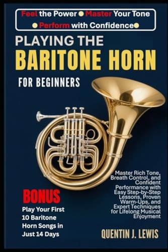 Playing the baritone - baritone, horn