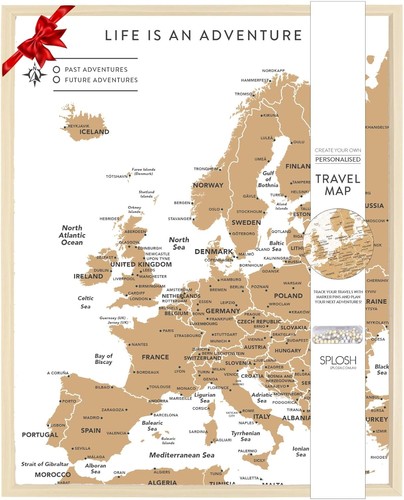 Splosh travel map desk - splosh,