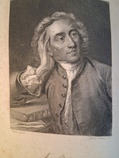 ALEXANDER POPE POETICAL works 3 VOLUME set 1866 leather antique decor gilt Books