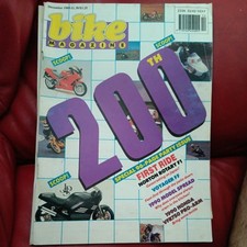 December 1989 BIKE Magazine Norton Rotary F1 Voyager FF Honda Motorbike 