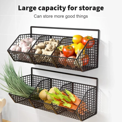 Wall mounted kitchen storage - wall,