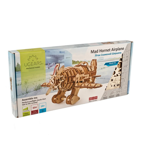Ugears mad hornet airplane - ugears,