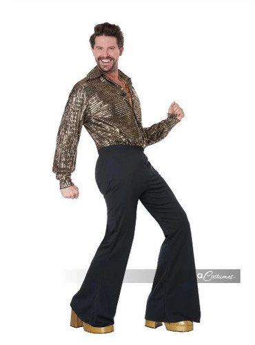 Gold black disco - gold/black, 70's