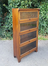 ANTIQUE MAHOGANY SOLICITORS BOOKCASE